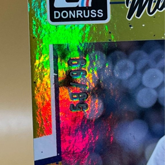 2017 Panini Donruss Gold Masahiro Tanaka Serial 59/99 New York Yankees Card #128 - Picture 5 of 6